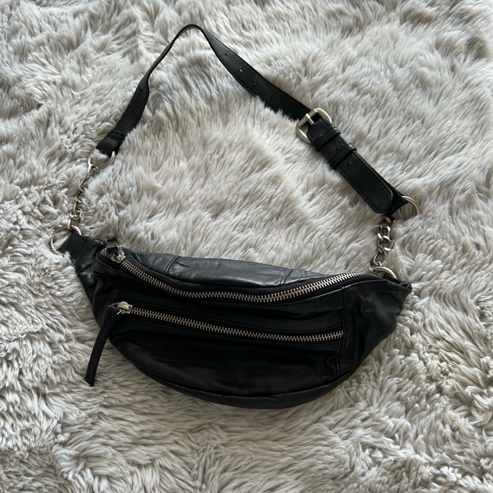 Free People Leather Fanny Pack